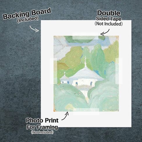 Golden State Art 7x7 Backing Boards, 25 Pack Bright White Backer Boards | 4-Ply Thickness Cardboard Backing for Picture Frames, Art Prints, Carfts, Photos in Saudi Arabia