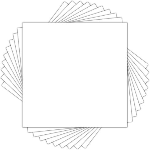 Golden State Art 9x12 White Backing Board, 10 Pack Backer Boards for Print | 4-Ply Thickness Uncut Matte Cardboard, Ideal for Art Prints, Carfts, Photos, Framing Back support in Saudi Arabia