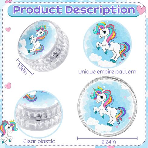 Lewtemi 4 Pack LED Light up Yoyo, Beginner Responsive Cute Patterns in Kuwait