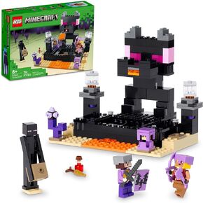 LEGO Minecraft The End Arena 21242, Player-vs-Player Battle Playset with Lava, Ender Dragon and Enderman Figures, Action Toys for Kids 8 Plus Years Old in Kuwait