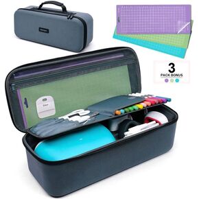 صندوق تخزين Glamgen لجهاز Cricut EasyPress Mini، حقيبة حمل صلبة لجهاز Cricut EasyPress Mini