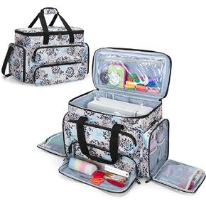 CURMIO Universal Sewing Machine Carrying Case for Craft Supplies, Dandelion in Saudi Arabia