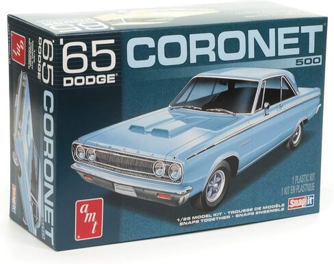 AMT AMT1176 Blue 1:25 1965 Dodge Coronet - مجموعة SNAP in Kuwait