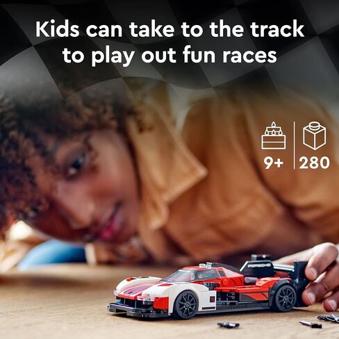 LEGO Speed Champions Porsche 963 76916, Model Car Building Kit, Racing Vehicle Toy for Kids, 2023 Collectible Set with Driver Minifigure in Saudi Arabia