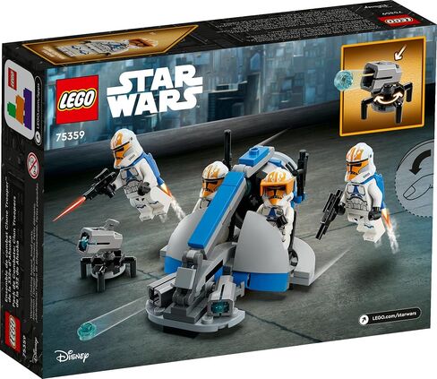 مجموعة ألعاب البناء من Lego Star Wars 332nd Ahsoka's Clone Trooper Battle Pack 75359 مع 4 شخصيات من حرب النجوم بما في ذلك Clone Captain Vaughn، لعبة Star Wars للأطفال من سن 6 إلى 8 سنوات أو أي من محبي Clone Wars in Saudi Arabia