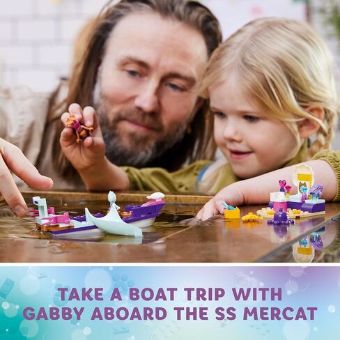 LEGO Gabby's Dollhouse Gabby & Mercat’s Ship & Spa 10786 Building Toy for Fans of The DreamWorks Animation Series, Boat Playset, Beauty Salon and Accessories for Imaginative Play for Kids Ages 4+ in Saudi Arabia
