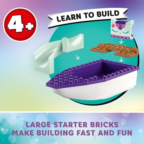 LEGO Gabby's Dollhouse Gabby & Mercat’s Ship & Spa 10786 Building Toy for Fans of The DreamWorks Animation Series, Boat Playset, Beauty Salon and Accessories for Imaginative Play for Kids Ages 4+ in Saudi Arabia
