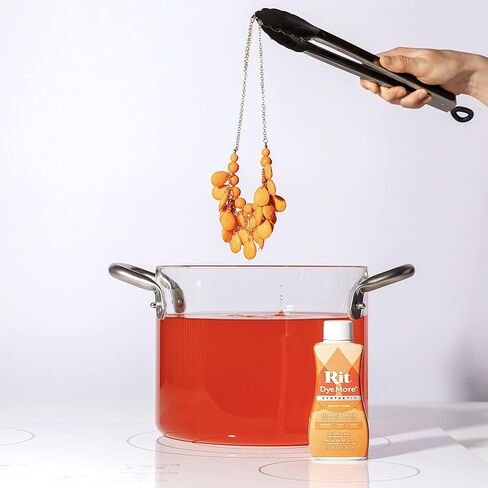 Rit DyeMore Liquid Dye, Apricot Orange 7 Fl Oz (Pack of 1) in Kuwait