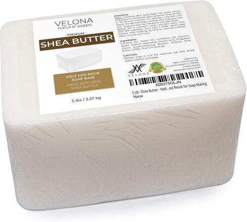 velona 10 lb - Shea Butter Soap Base, Melt & Pour, SLS/SLES Free in Kuwait