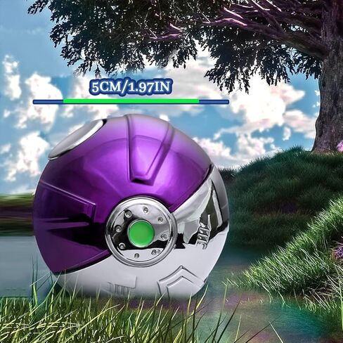 Cool Stress Ball Fidget Spinner Toys Metal, Ball Finger Hand Spinner Gifts for Kids Adults, Sensory Fingertip Gyro Toys Spinning for Anti Anxiety Stress Relief, Desk Toys for School Office in Kuwait