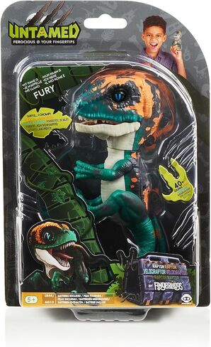 Untamed Raptor by Fingerlings - Stealth (Green) - Interactive Collectible Dinosaur - By WowWee in Saudi Arabia