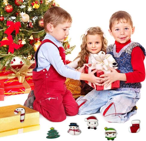 QINGQIU 6 Pack Big Size Christmas Mochi Squishy Toys Squishies for Kids Boys Girls Toddlers Christmas Stocking Stuffers Party Favors Gifts in Kuwait