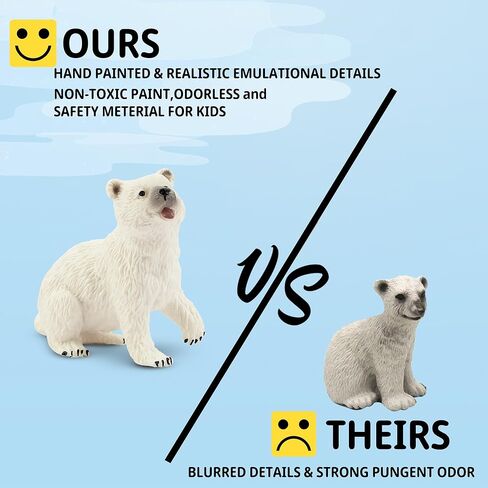 مجموعة تماثيل حصان بلاستيكية واقعية من Toymany 6 قطع مقاس 3-4 بوصات، أشكال مفصلة لألعاب الحيوانات المهرية، هدية عيد ميلاد عيد الميلاد للأطفال الصغار in Kuwait