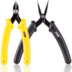 Piececool DIY Tools Set for Metal Earth Model Kits, 2pcs/Set Professional Clipper and Needle Nose Pliers for Metal Puzzles Assembling Cutting and Bending Tools Kit in Saudi Arabia