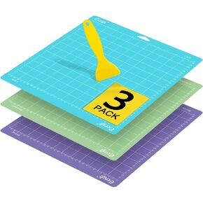 Ecraft 12x24 Cutting Mat 3-Pack (Standard, Light, Strong) Compatible with Cricut Maker 3/4/Maker, Explore 3/4/Air 2/Air/One, Variety Adhesive Sticky Cutting Mats Accessories in Kuwait