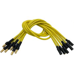 6PCS 4.0mm Banana Gold Bullet Connector Extension Cable for RC Brushless Motor ESC Extension Cable Wire RC Car Boat Parts