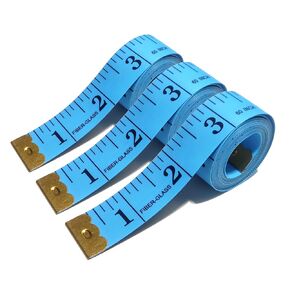 3 Pack Tape Measure Body Measuring Tape, Soft Measuring Tape for Body Weight Loss Sewing Cloth Measurement, 60 Inch Double Scale Tailor Ruler for Medical Measurement Nursing Craft (Yellow)