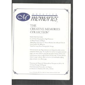 The Creative Memories 8x10 Page Protectors Clear Polypropylene in Saudi Arabia