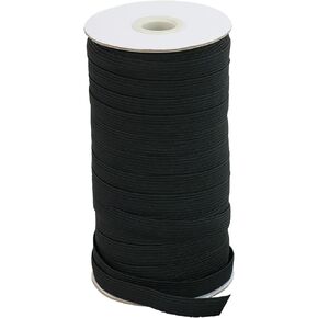 Flat Elastic Band for Sewing, 1/8 inch 50 Yards High Elasticity White Elastic Cord Elastic Rope Knit Elastic Spool for Sewing DIY Crafts(White,1/8 Inch * 50 Yard) in Saudi Arabia