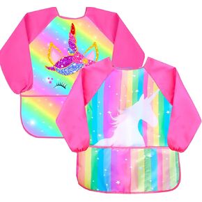 Art Smock For Kids Waterproof Artist Painting Smocks Toddler Painting Apron