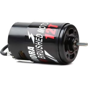 INJORA RC Motor 550 Brushed Waterproof Motor for 1:10 RC Crawler Axial SCX10 AXI03007 JL 90046 TRX4 TRX6 RC Car Boat (21T)