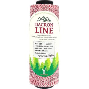 emma kites 50Lbs 1000Ft Braided Dacron Polyester String Spool Kite Line Mason Line