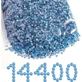Beadsland Hotfix Rhinestones Bulk, Crystal AB, SS10, 14400pcs in Kuwait