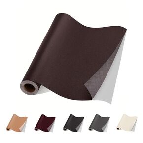 KOCOZA Leather Repair Patch, 5.9X39 inch Self Adhesive Faux Leather Repair Tape Kit for Sofa, Furniture, Handbags, Car Seats, Cabinets, Wall, Steering Wheel, Couch, Scratch, Cuttable (5.9X39, Black)