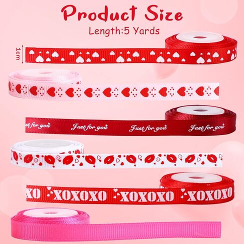SANNIX 18 لفة 90 ياردة أشرطة عيد الميلاد عطلة مطبوعة Grosgrain شريط من الساتان المعدني اللامع حرفة النسيج لتزيين تغليف هدايا عيد الميلاد، 3 أحجام in Kuwait
