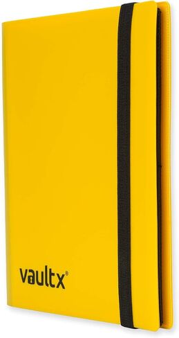 Vault X Binder - مجلد ألبوم بطاقات التداول ذو 4 جيوب - مجلد جيب تحميل جانبي 160 لـ TCG (أزرق) in Kuwait