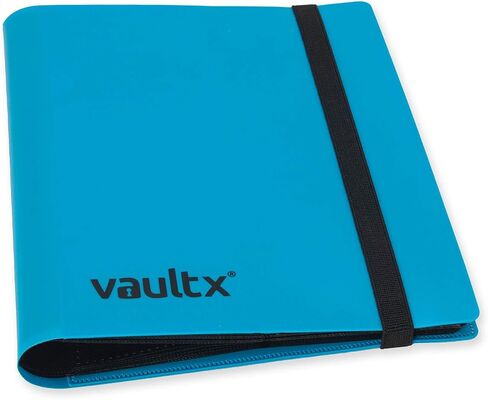 Vault X Binder - مجلد ألبوم بطاقات التداول ذو 4 جيوب - مجلد جيب تحميل جانبي 160 لـ TCG (أزرق) in Kuwait