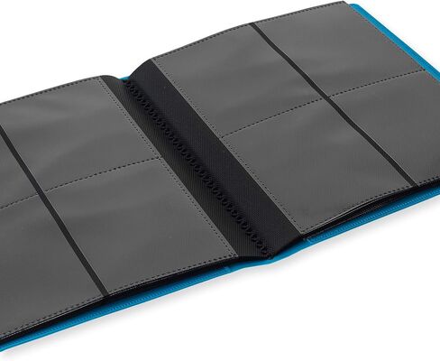 Vault X Binder - مجلد ألبوم بطاقات التداول ذو 4 جيوب - مجلد جيب تحميل جانبي 160 لـ TCG (أزرق) in Kuwait