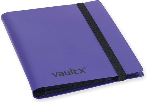 Vault X Binder - مجلد ألبوم بطاقات التداول ذو 4 جيوب - مجلد جيب تحميل جانبي 160 لـ TCG (أزرق) in Kuwait