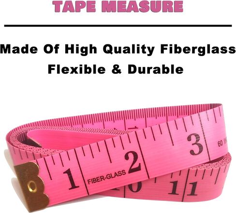 3 Pack Tape Measure Body Measuring Tape, Soft Measuring Tape for Body Weight Loss Sewing Cloth Measurement, 60 Inch Double Scale Tailor Ruler for Medical Measurement Nursing Craft (Yellow) in Kuwait