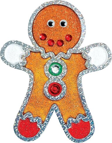 Creativity for Kids Holiday Easy Sparkle Window Art Craft Kit: Create 7 Window Art Designs, Holiday Crafts, Christmas Crafts for Kids Ages 6-8+, Christmas Activities for Kids in Kuwait