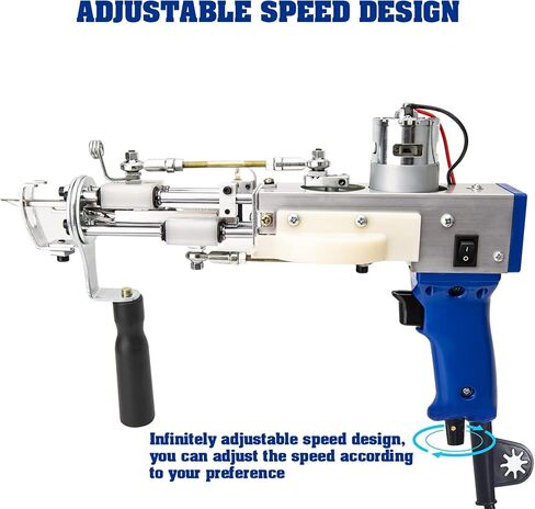 مسدس تلميع فني، مسدس سجاد قطع وحلقة 2 في 1، مجموعة أدوات بدء تشغيل مسدس اللف، مسدس سجاد، لصنع السجاد طاقة تيار متردد 100 فولت - 240 فولت in Kuwait