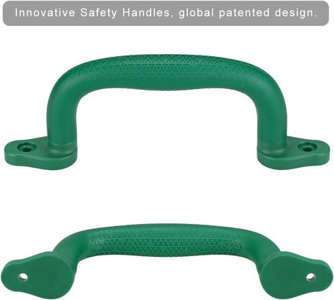SELEWARE Black Playground Safety Handles 2Pcs Kids Playground Grab Handles in Kuwait