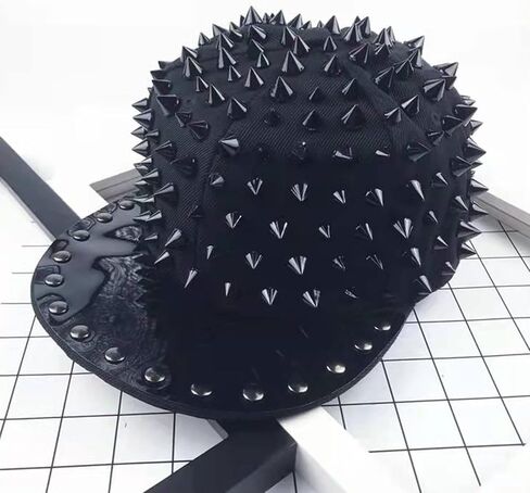 1 Yard Spike for Crafts Stude Cone Flatback Plastic Trim Mesh for Holloween Decoration Costume Embellishment Crafts(Black) in Kuwait