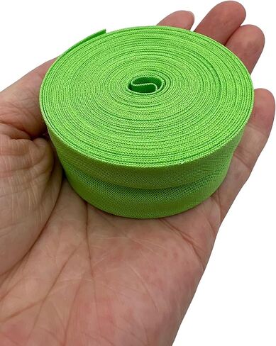 PEPPERLONELY 5 Yards 25mm (1 Inch) 100% Cotton Single Fold Bias Type Bias Binding for Sewing and Hemming Ribbon - Black in Kuwait