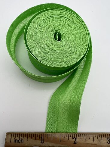 PEPPERLONELY 5 Yards 25mm (1 Inch) 100% Cotton Single Fold Bias Type Bias Binding for Sewing and Hemming Ribbon - Black in Kuwait