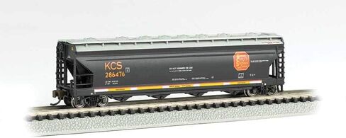 Bachmann Trains ACF 56' 4-Bay Center-Flow Hopper - KCS #286476 - مقياس N، نموذجي أسود in Saudi Arabia