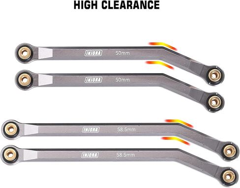 INJORA Aluminum 4 Link Set for SCX24 C10 JLU Bronco Base Camp 4Runner, GL in Saudi Arabia