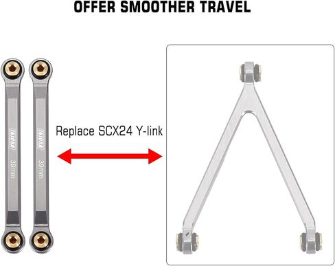 INJORA Aluminum 4 Link Set for SCX24 C10 JLU Bronco Base Camp 4Runner, GL in Saudi Arabia