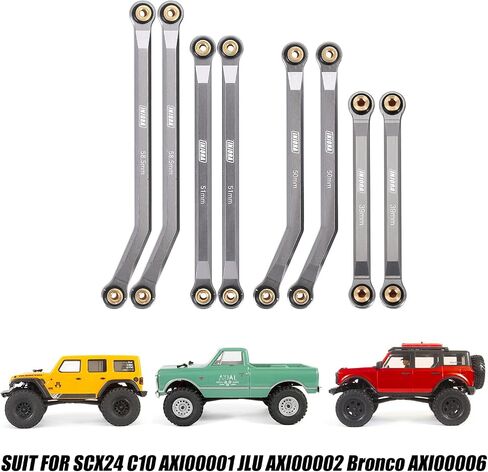 INJORA Aluminum 4 Link Set for SCX24 C10 JLU Bronco Base Camp 4Runner, GL in Saudi Arabia