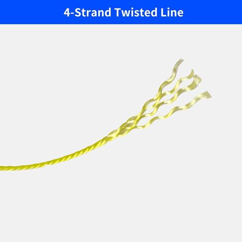 Simxkai 4-Strand Nylon Line بطول 830 قدمًا، خط طائرة ورقية قوي ومتين، سلسلة ميسون، أدوات البستنة المثالية in Kuwait