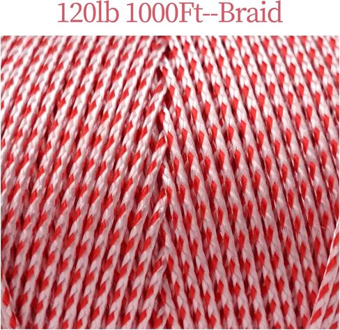 Simxkai 4-Strand Nylon Line بطول 830 قدمًا، خط طائرة ورقية قوي ومتين، سلسلة ميسون، أدوات البستنة المثالية in Kuwait