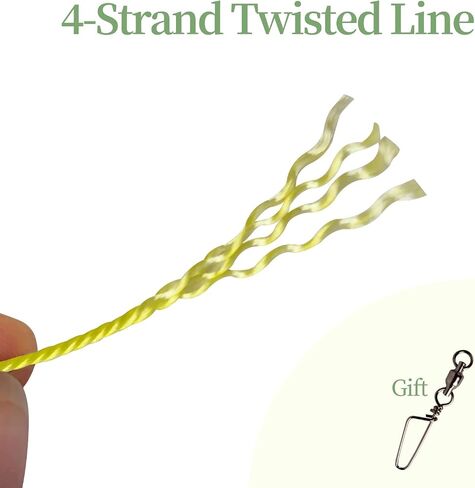 Simxkai 4-Strand Nylon Line بطول 830 قدمًا، خط طائرة ورقية قوي ومتين، سلسلة ميسون، أدوات البستنة المثالية in Kuwait
