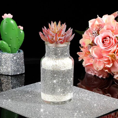 Outus 12000 Pcs Self-Adhesive Rhinestone Sheets Gem,White in Kuwait
