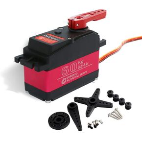 RCmall 60KG DS5160 SSG HV أجهزة رقمية، 270 درجة مقاومة للماء معدنية كاملة عالية عزم الدوران RC مضاعفات لـ 1/5 مقياس HPI Baja 5B SS RC الزاحف شاحنة الذراع الآلية (قطعة واحدة) in Kuwait