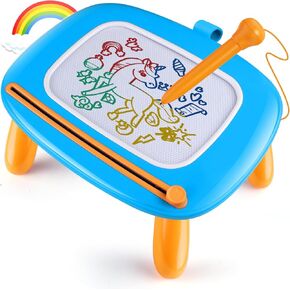 Smasiagon Toddler Toys Age 1-2, Magnetic Drawing Board, Early Learning Doodle Board Writing Painting Sketch Pad, Birthday Christmas Day Gifts for 1 2 3 Year Old (Pink)